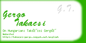 gergo takacsi business card
